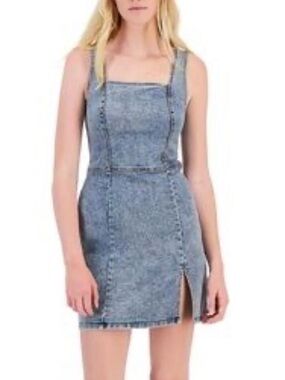 long denim dress button up Shoals Maxi Shirt ever JAYLEEN|Sweet Pleated Bodice blu-pepper Men's Size:15 US stretch dress (DRESS ONLY)TubeElastic